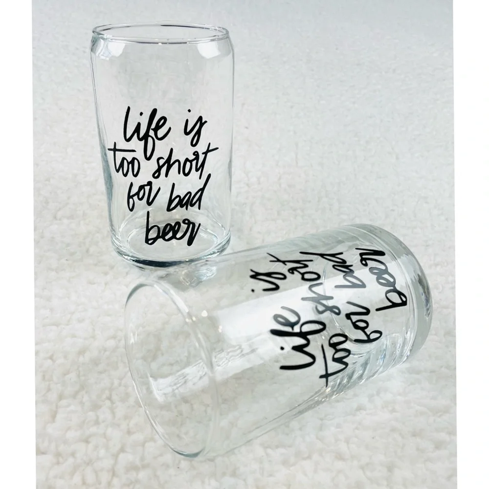 (NWOT) Matching Set of Beer Glasses